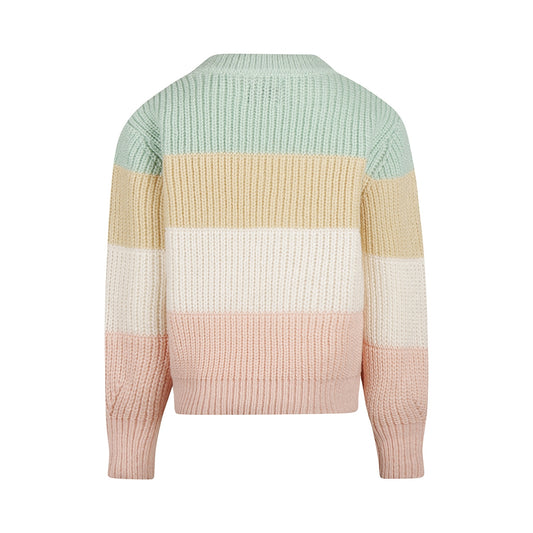 Koko Noko "Strickpullover" in Blockstreifen - Multi Color