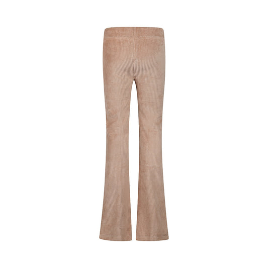 No Way Monday "Leggings" aus Cord, ausgestellt - Taupe