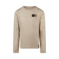 Bild in Galerie-Betrachter laden, No Way Monday "T-Shirt langarm" mit Rückendruck - Light grey
