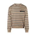 Bild in Galerie-Betrachter laden, No Way Monday "Sweatshirt" gestreift - Light grey
