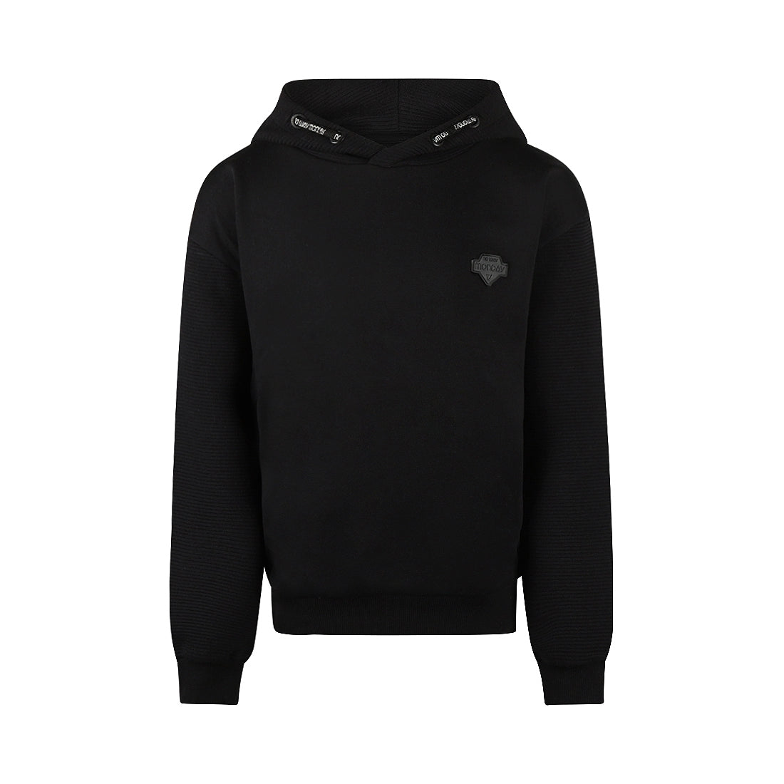 No Way Monday "Sweatshirt" mit Kapuze - Black
