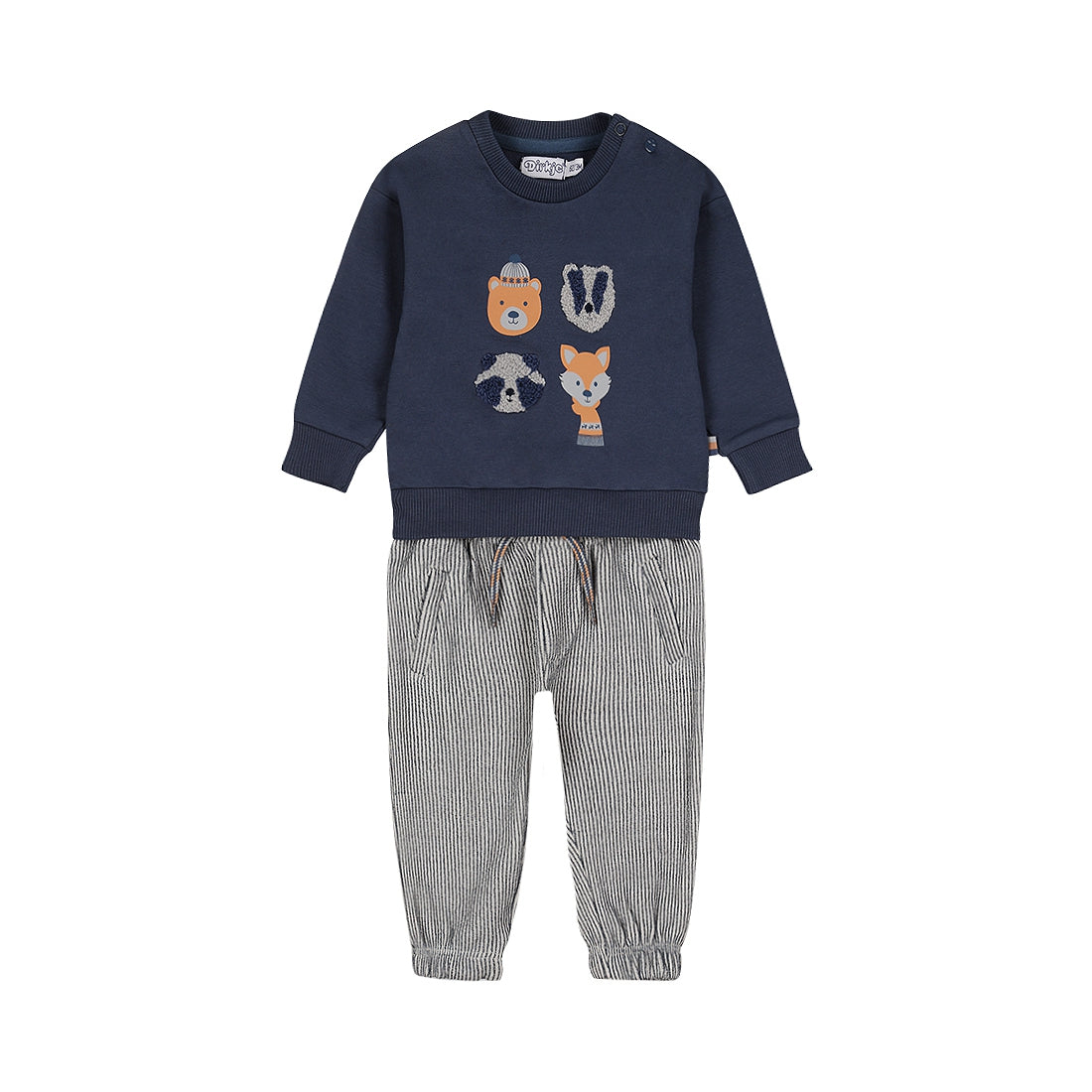 Dirkje "Set" 2 teilig mit Druck - Navy