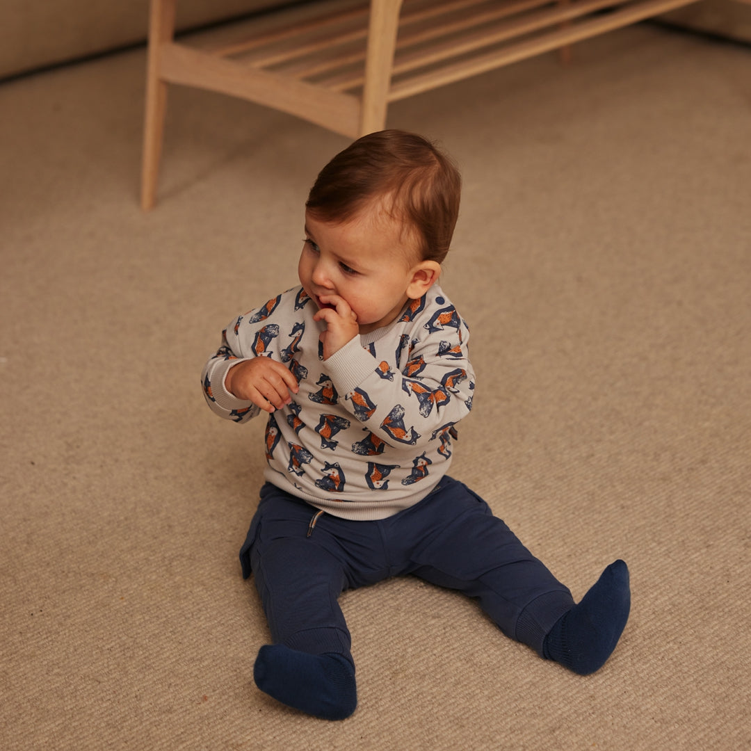 Dirkje "Jogginghose" mit seitlichen Taschen - Navy