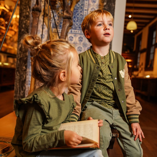 Koko Noko "College Jacke" mit Knöpfen - Army Green