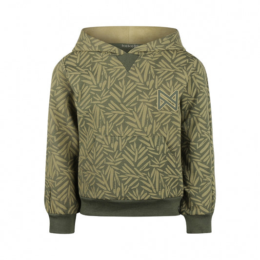 Koko Noko "Sweatshirt" mit Kapuze - Army Green