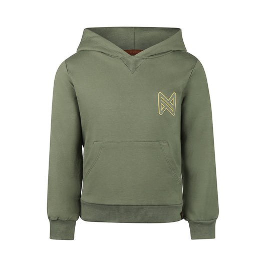 Koko Noko "Sweatshirt mit Kapuze" und Rückendruck - Green