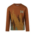 Bild in Galerie-Betrachter laden, Koko Noko "T-Shirt langarm" mit Druck - Dark Brown
