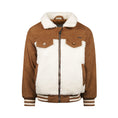 Bild in Galerie-Betrachter laden, Koko Noko "Jacke mit Fleece und Cord" - Dark brown
