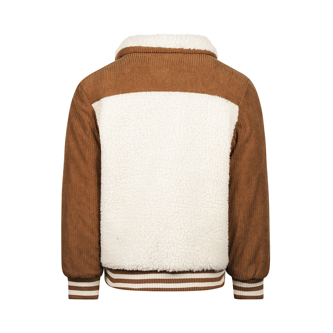 Koko Noko "Jacke mit Fleece und Cord" - Dark brown