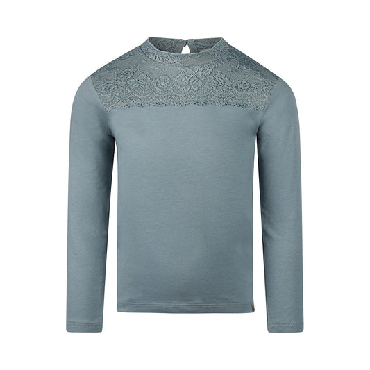 Koko Noko "T-Shirt langarm" mit Stickerei - Blue