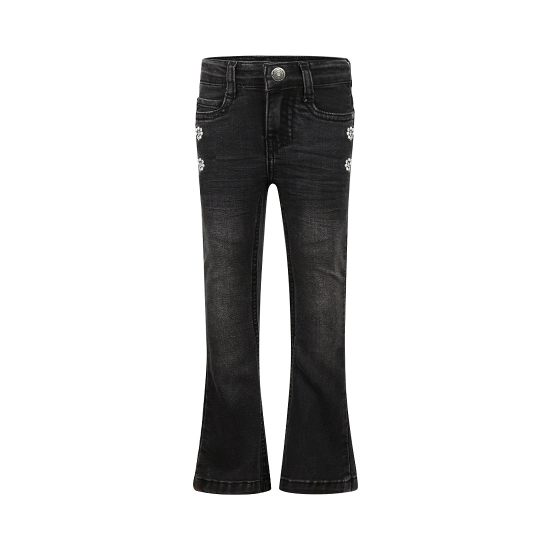 Koko Noko "Jeans" ausgestellt mit Zierknöpfen - Black