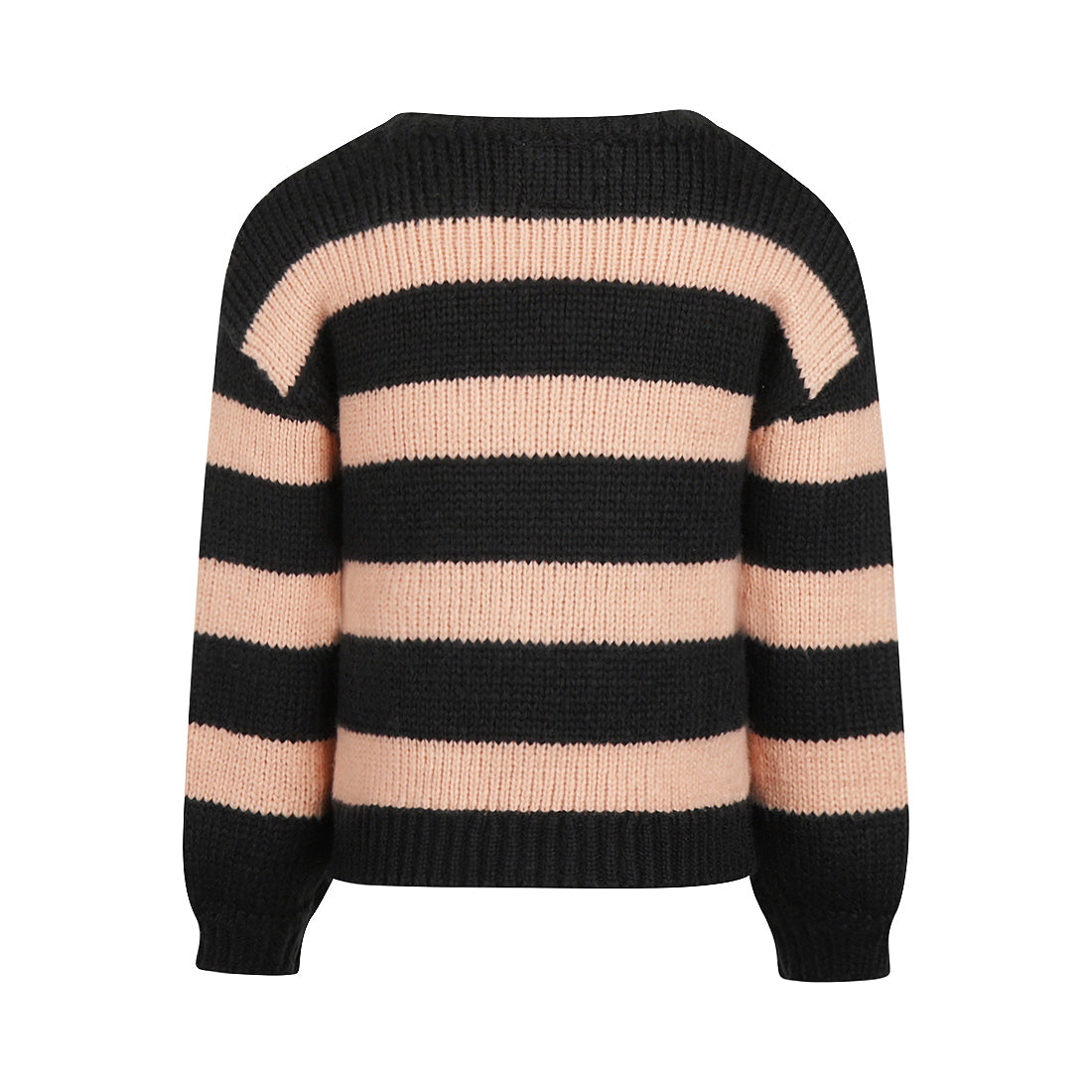 Koko Noko "Strickpullover" mit Blockstreifen - Dusty Pink