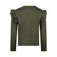 Bild in Galerie-Betrachter laden, Koko Noko "T-Shirt langarm" mit Volant - Army Green
