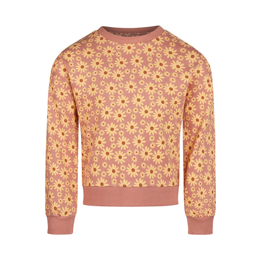 Koko Noko "Sweatshirt" mit Allover Druck - Dark old pink