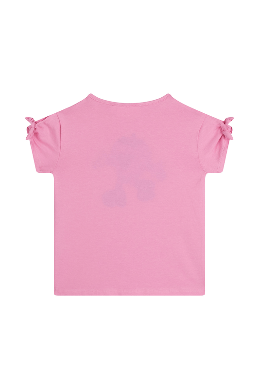 Someone T-Shirt mit Applikation - Pink