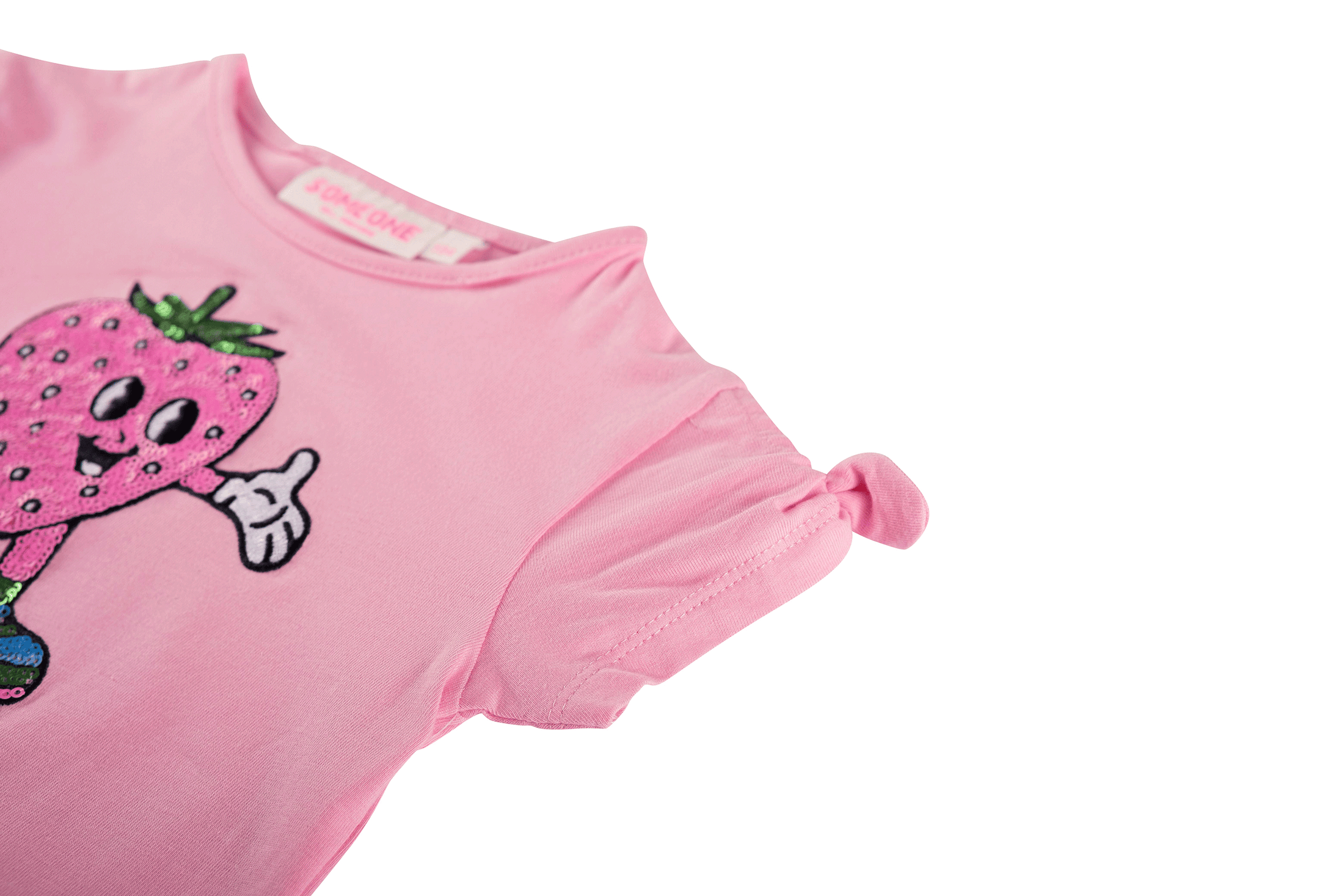 Someone T-Shirt mit Applikation - Pink