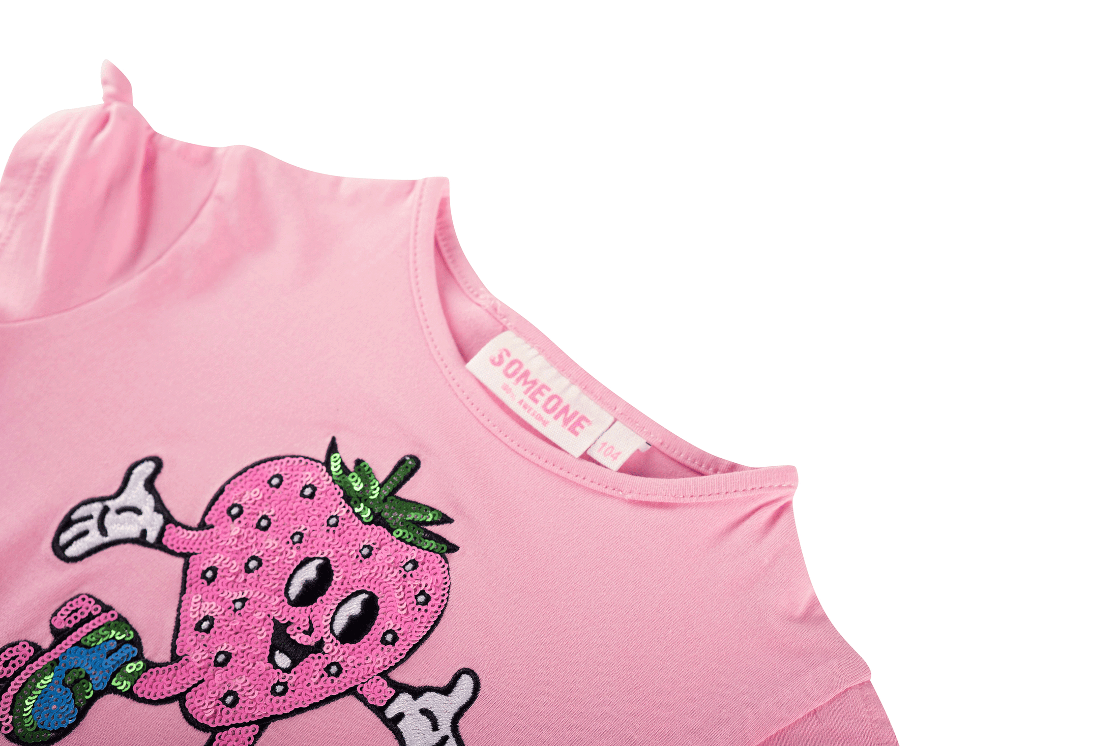 Someone T-Shirt mit Applikation - Pink