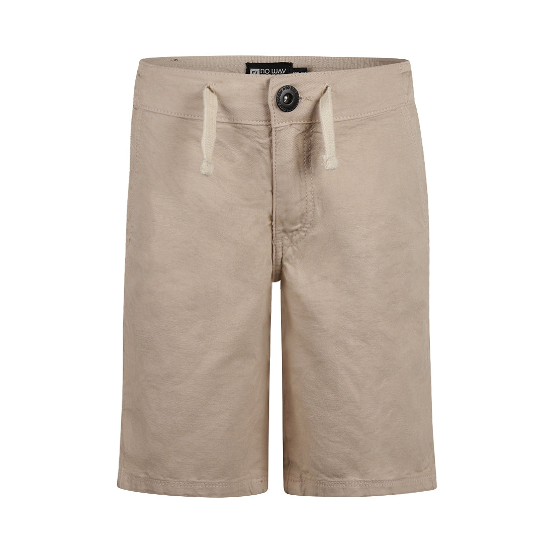 No Way Monday "Bermudas Shorts" mit Bindebündchen - Taupe