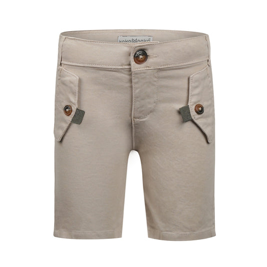 Koko Noko "Shorts" mit seitlichen Taschen - Pebble
