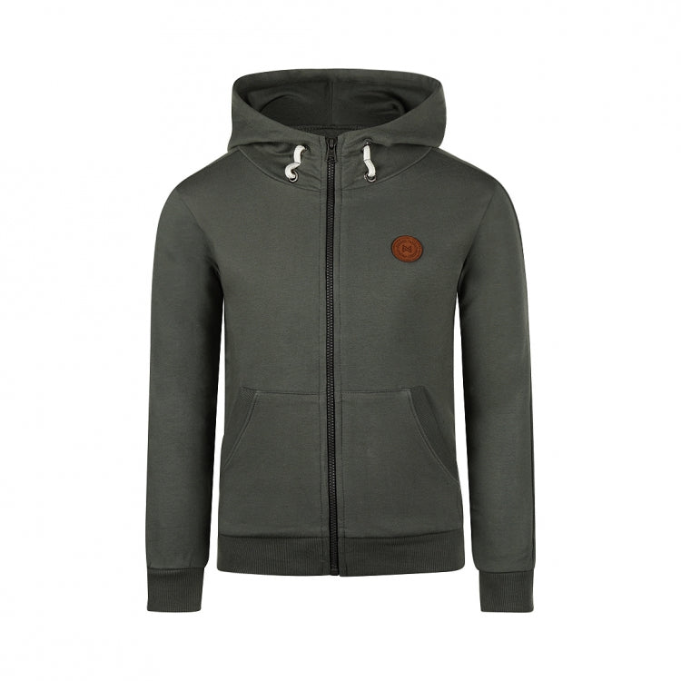 Koko Noko Sweatjacke, Khaki mit Kapuze