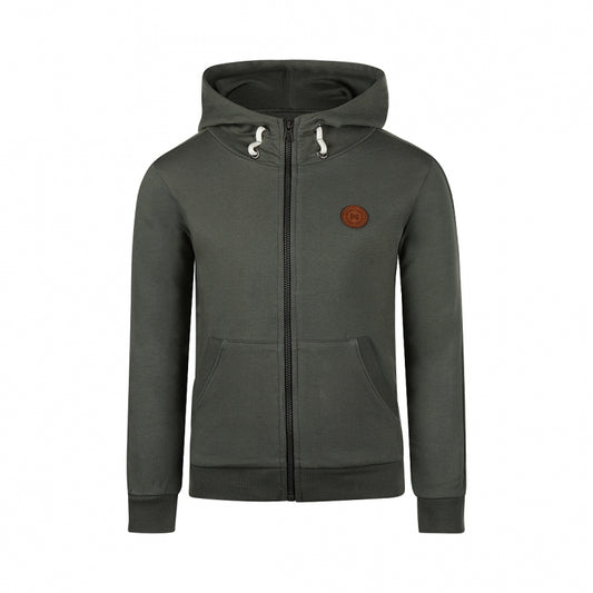 Koko Noko Sweatjacke, Khaki mit Kapuze