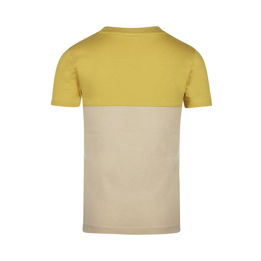 Koko Noko "T-Shirt" zweifarbig mit aufgenähter Tasche - Lime