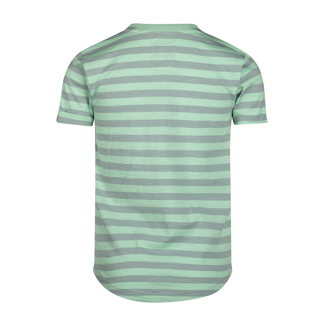 Koko Noko T-Shirts, Mint gestreift mit aufgenähter Tasche