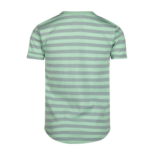 Koko Noko T-Shirts, Mint gestreift mit aufgenähter Tasche