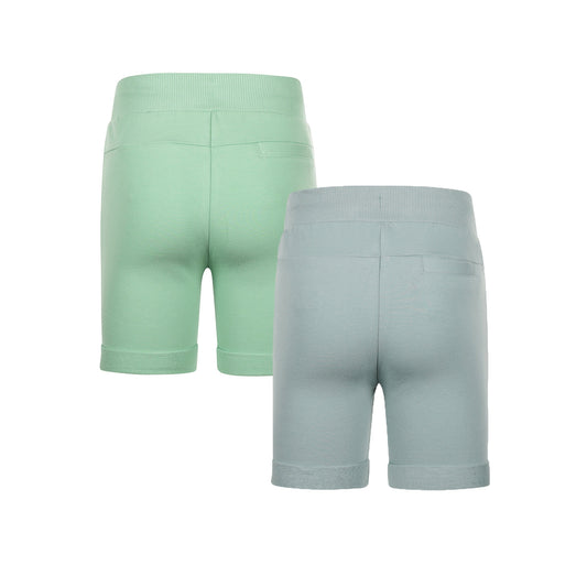 Koko Noko Sweat-Shorts (2 Stück), Mint-Grau