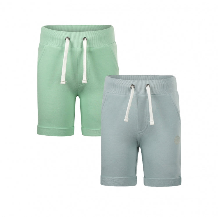 Koko Noko Sweat-Shorts (2 Stück), Mint-Grau