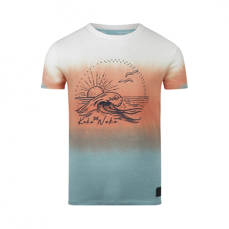 Koko Noko T-Shirt mit Farbverlauf und Aufdruck