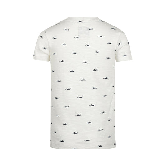 Koko Noko T-Shirt, Cremefarben - gemustert