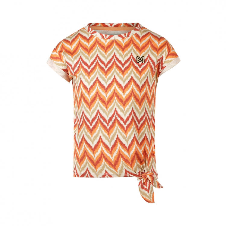 Koko Noko T-Shirt, mehrfarbig mit Binde-Knoten