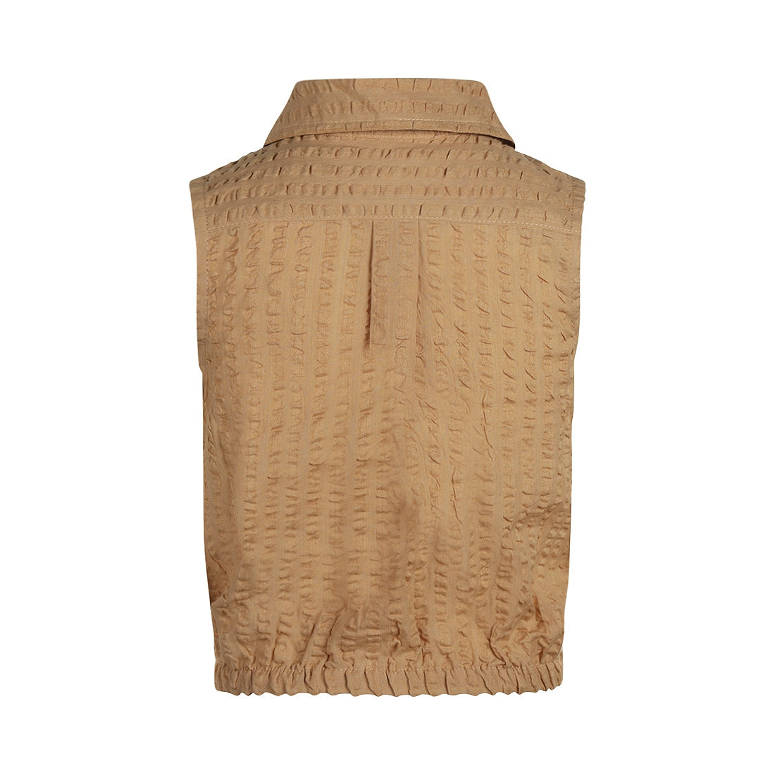 Koko Noko "Bluse" mit Bindeknoten - Sand