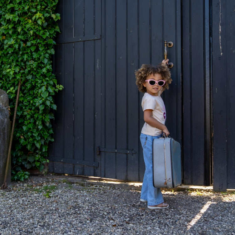 Koko Noko Jeans mit weitem Bein, Blue Jeans