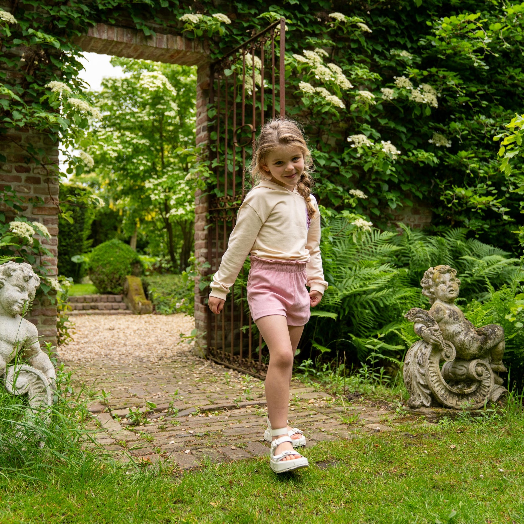 Koko Noko "Sweat Shorts" mit Gummizug - Pink