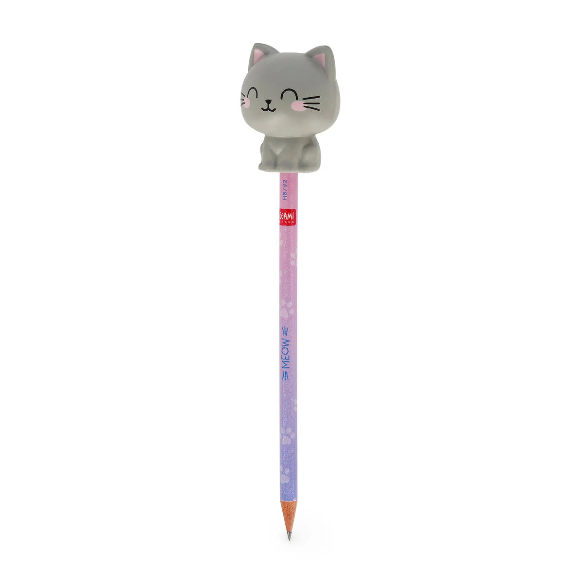 Legami Anti-Stress-Bleistift Kitty „Be Curious“ - Squeezies