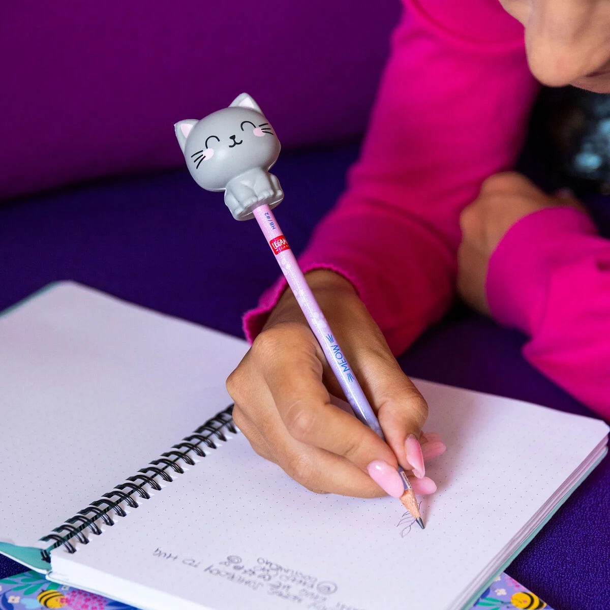 Legami Anti-Stress-Bleistift Kitty „Be Curious“ - Squeezies