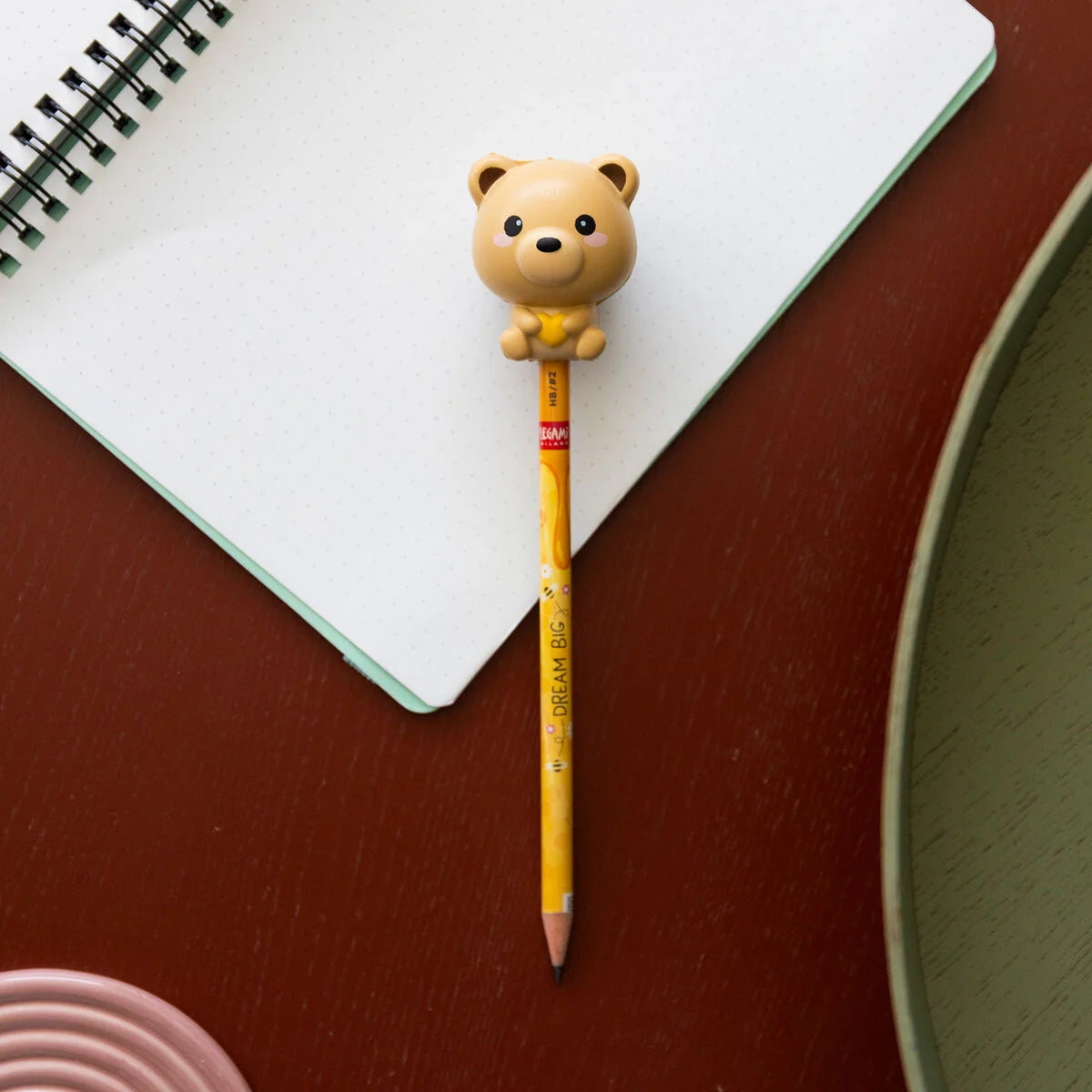 Legami Anti-Stress-Bleistift Teddy Bear „Dream Big“ - Squeezies