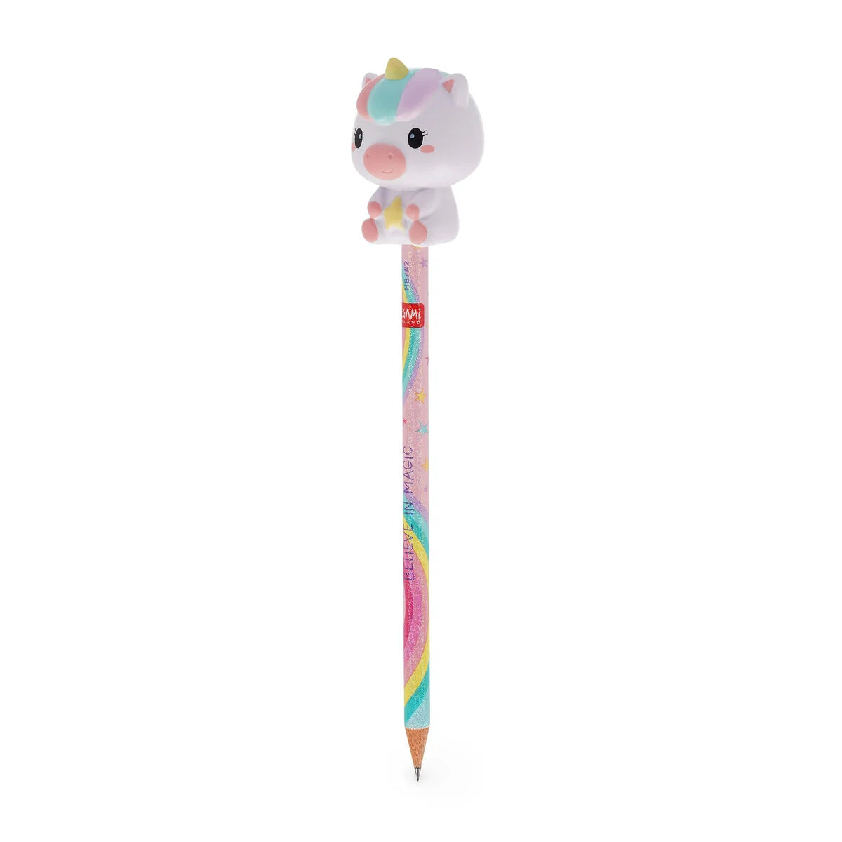 Legami Anti-Stress-Bleistift Unicorn „Believe In Magic“ - Squeezies