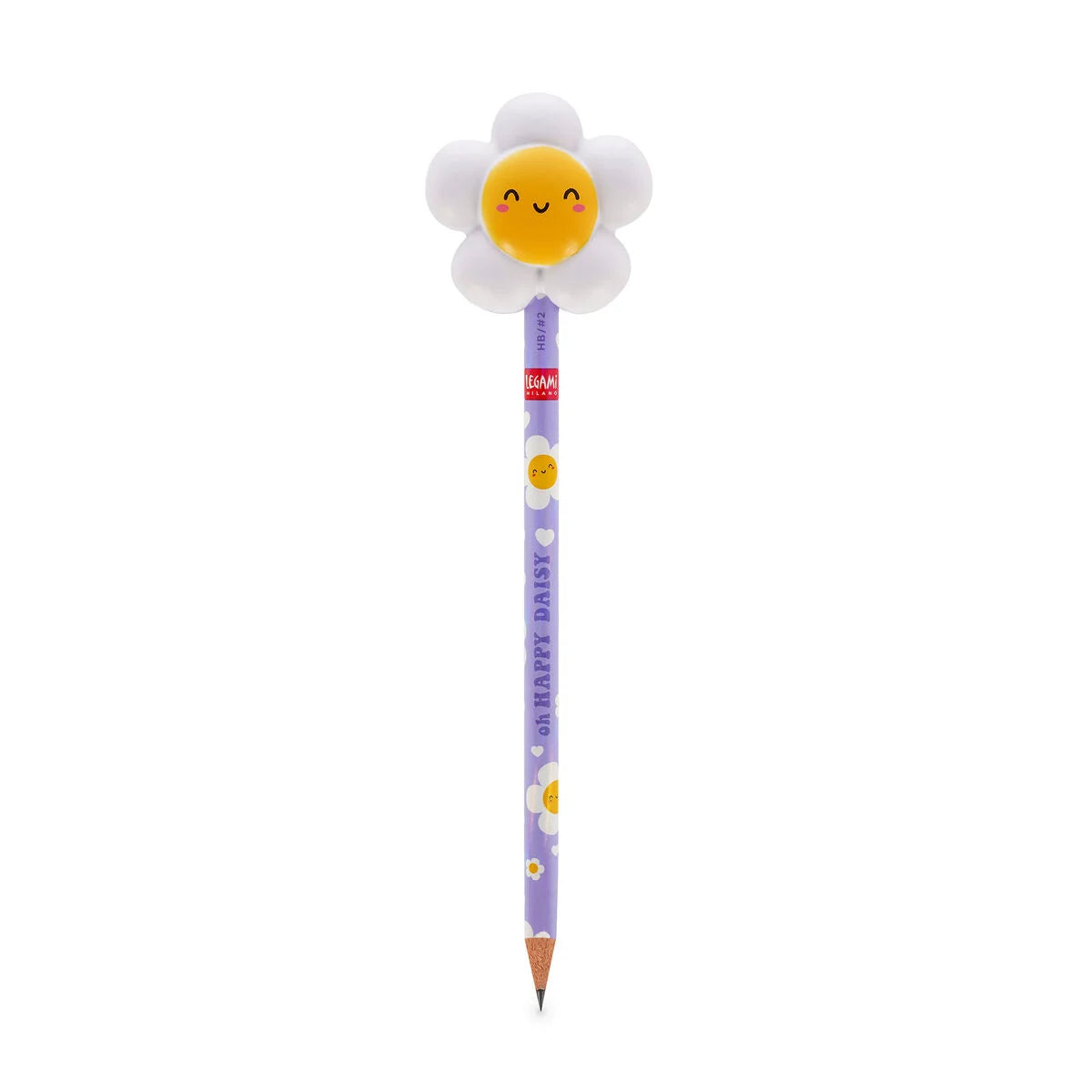 Legami Anti-Stress-Bleistift Daisy „Oh Happy Daisy“ - Squeezies