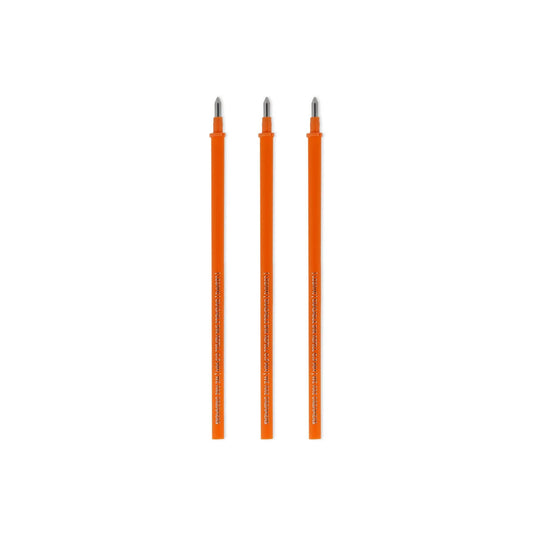 Legami Set mit 3 Nachfüllminen für löschbare Stifte - Orange Tinte - Erasable Pen