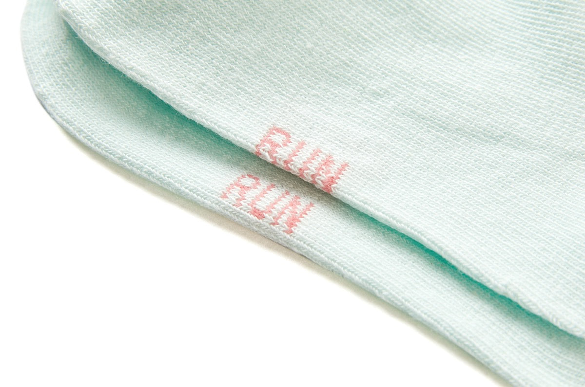 Someone "Socken" - Mint mit bunten Streifen