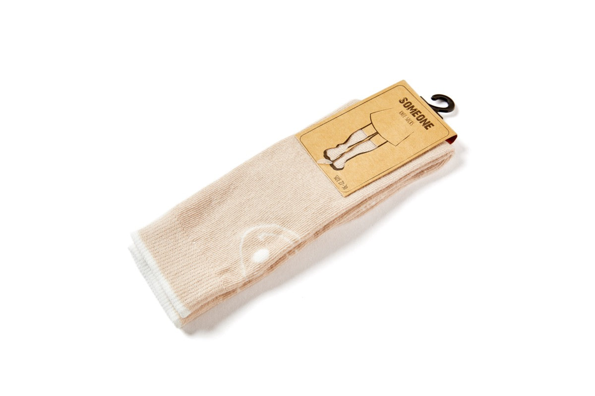 Someone "Socken" Beige mit Smiley