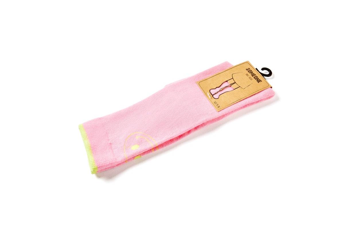 Someone "Socken" Pink mit Smiley