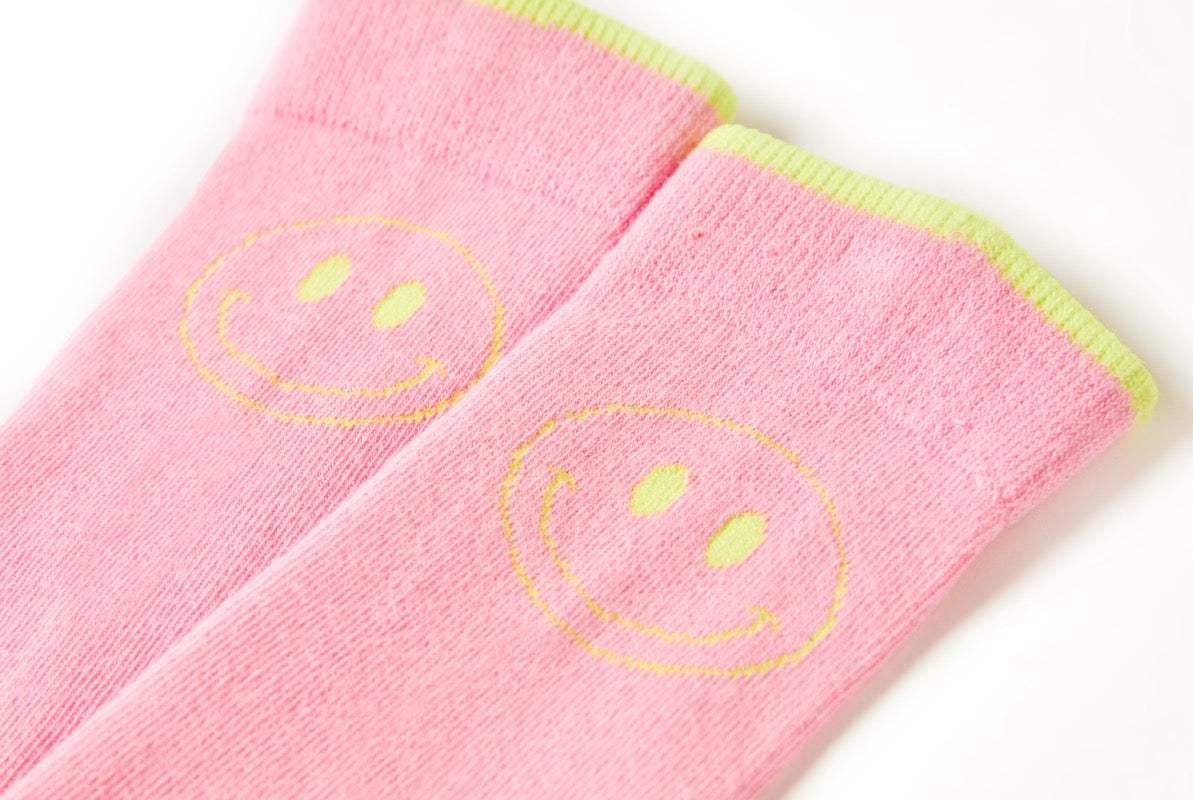 Someone "Socken" Pink mit Smiley