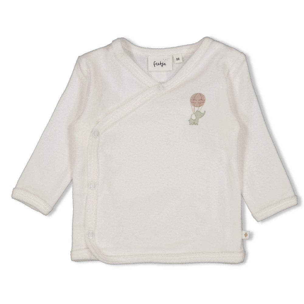 Feetje Frottee Wickelshirt - Natur