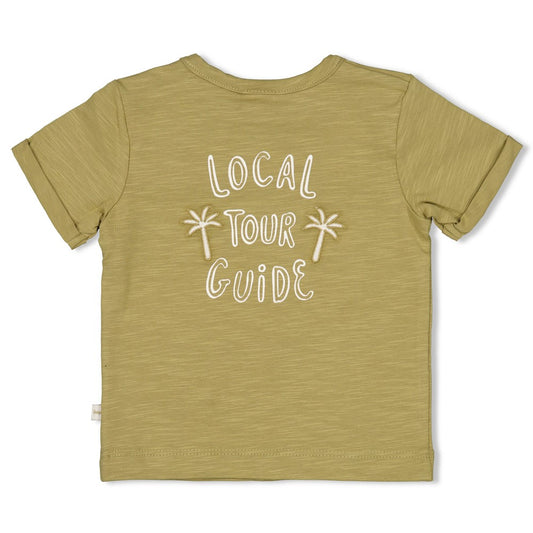 Feetje T-Shirt mit Rückendruck - Grün