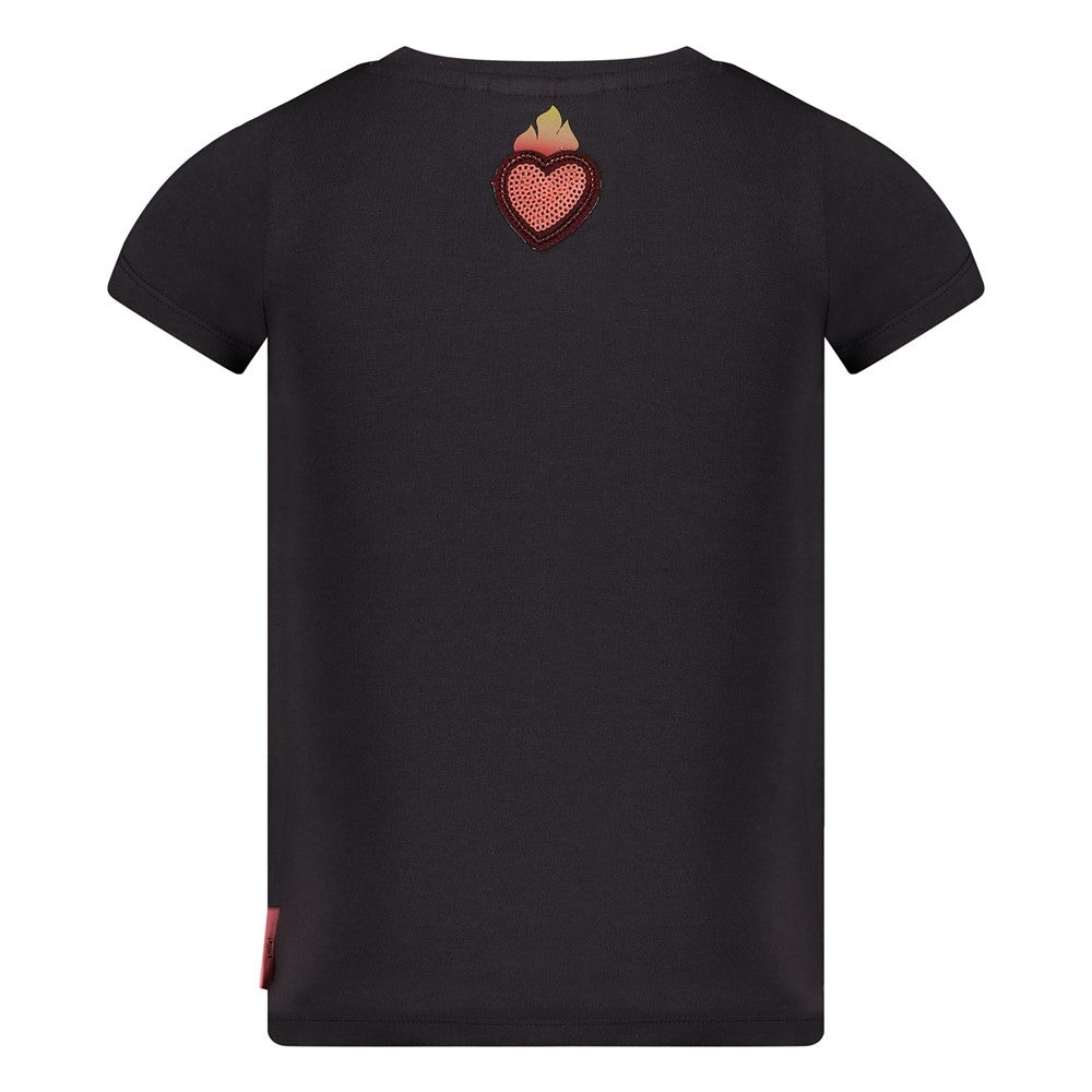 Jubel T-Shirt mit Druck - Anthrazit
