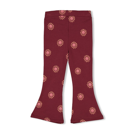 Jubel Leggings mit einem Allover Druck - Bordeaux